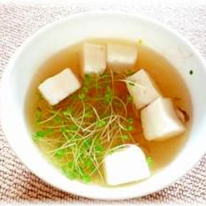 ♪♪お手軽簡単!ふわふわはんぺんのお吸い物♪♪